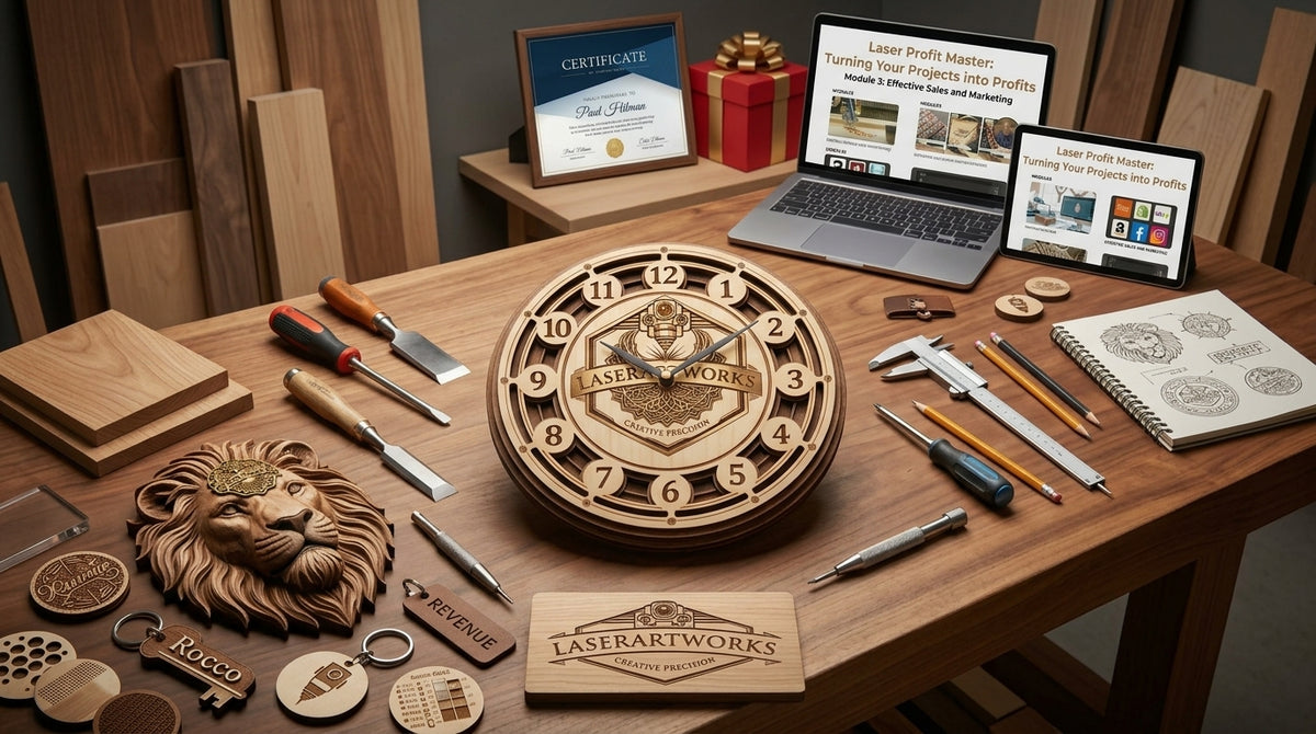 LaserArtWorks® Laser Cutting & Engraving: Step-by-Step Courses
