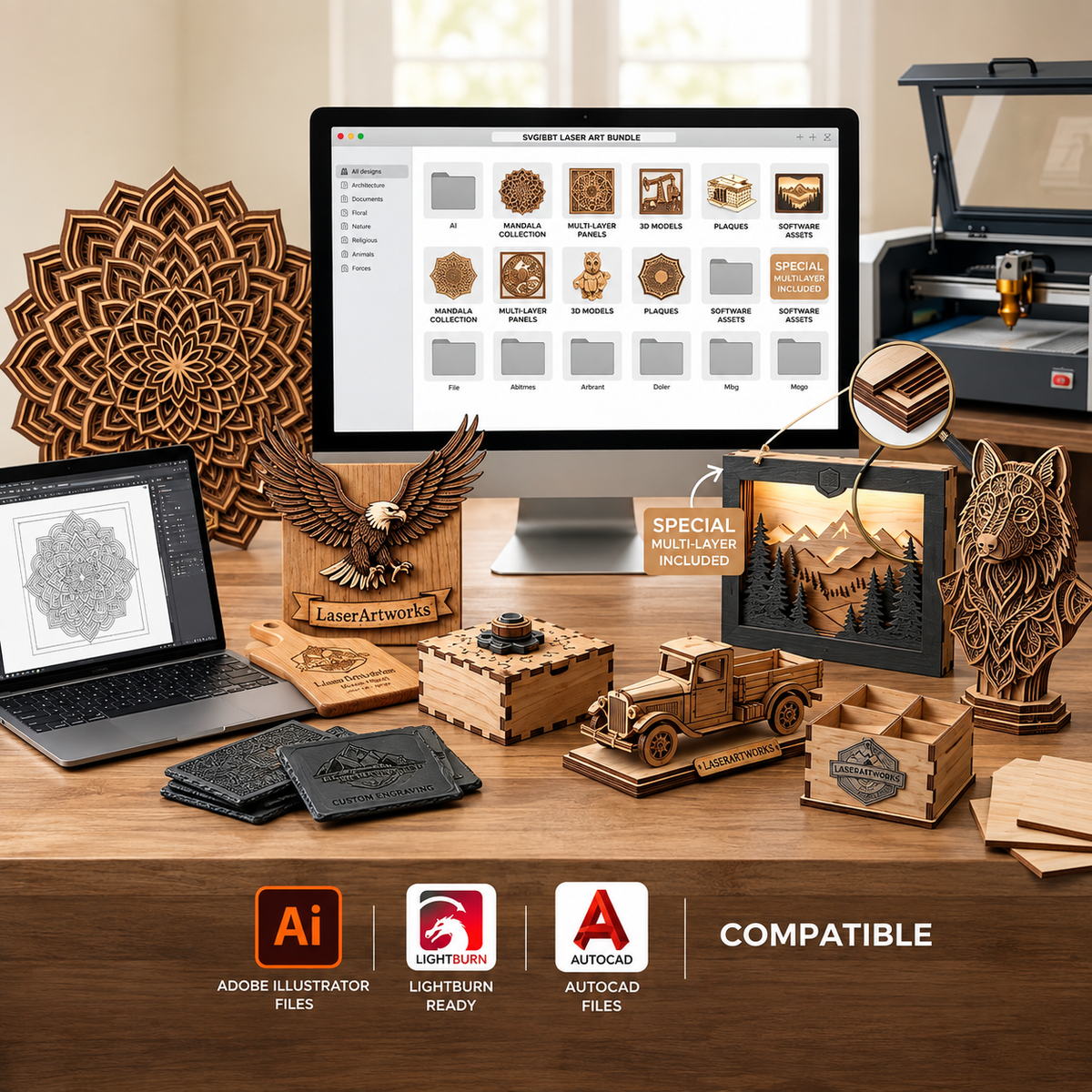 25,000+ Design Library + Multilayer Bundles